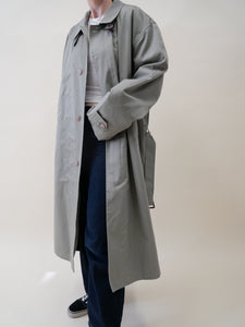 Belted 80's khaki trenchcoat