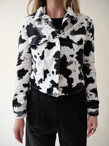 Parisian cow print jacket