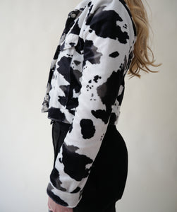 Parisian cow print jacket