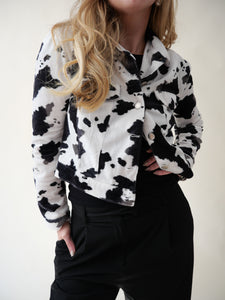 Parisian cow print jacket