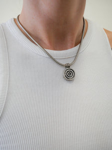 Spiral out of control necklace