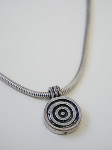 Spiral out of control necklace