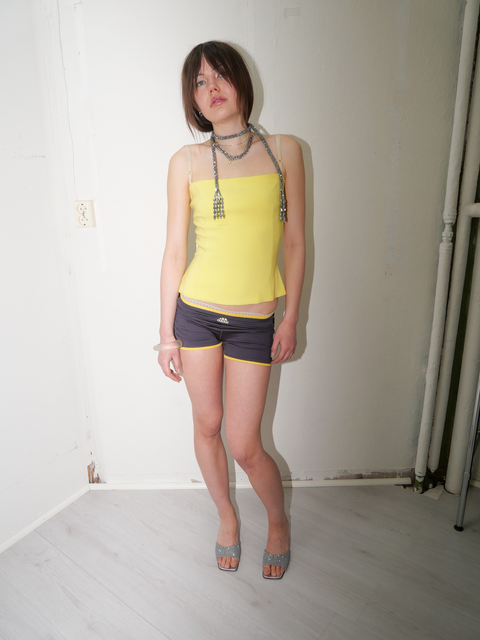 s0136 D&G yellow camisole (2001)