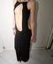 s0133 cut out maxi dress