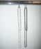s0114 clear glass bead necklace