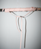 S0104 dusty pink leather wrap belt