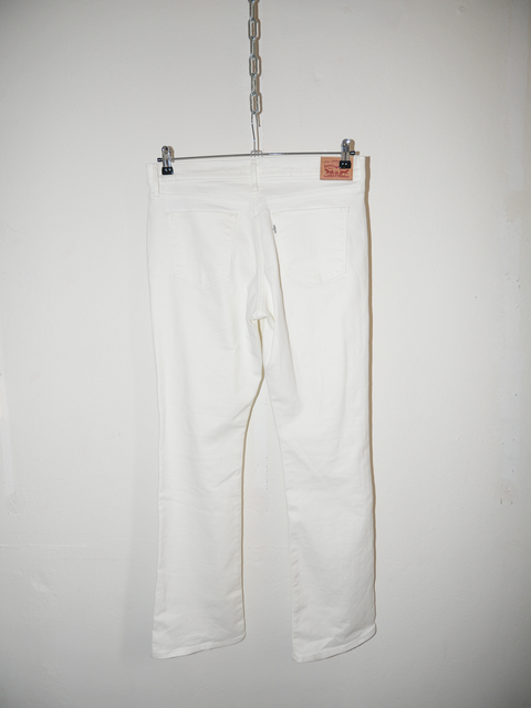 s0123 levi’s 315 white jeans (W31 L32)