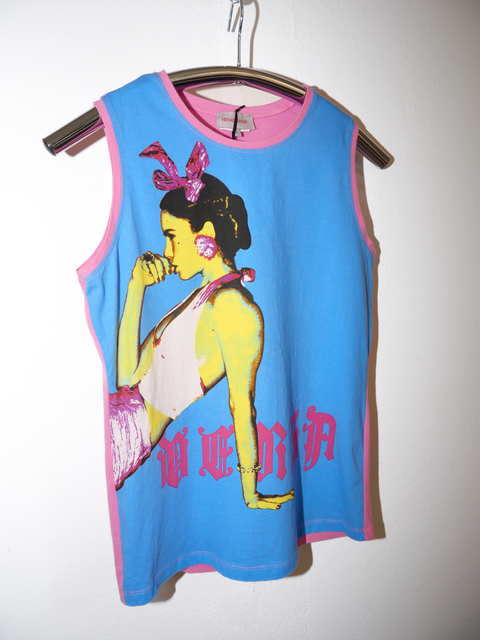 S0144 Versace pop art tank top (ss2004)