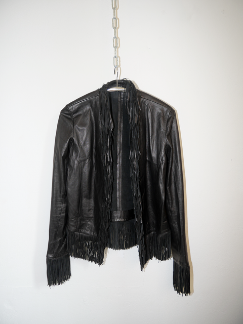 S0145 fringe leather jacket (1990)