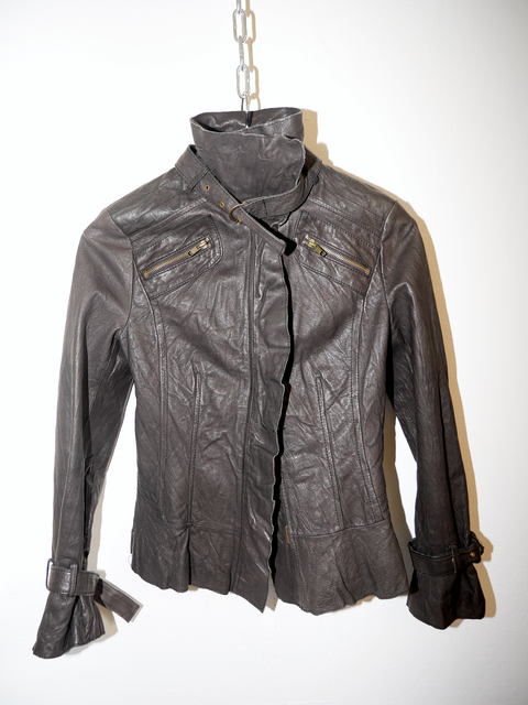 S0140 fitted leather jacket (1990)