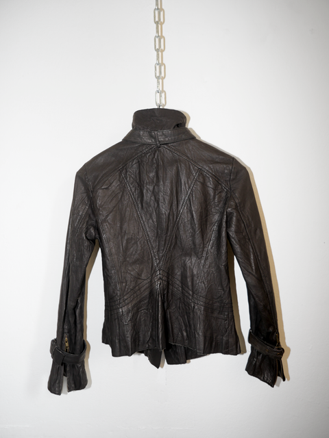 S0140 fitted leather jacket (1990)