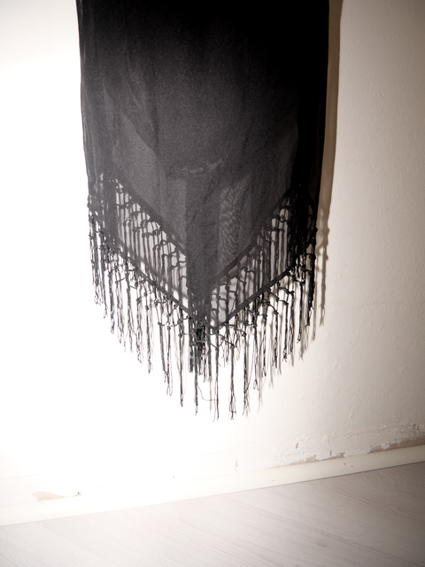 S0148 embellished fringe slip dress