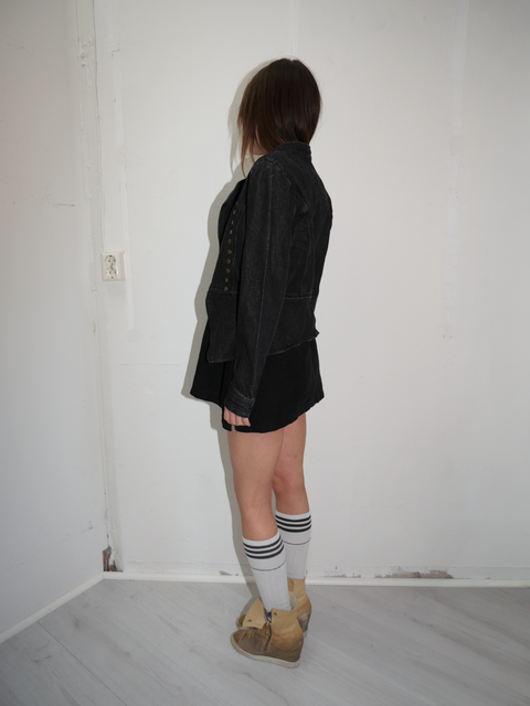 S0153 denim hussar jacket