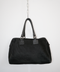 S0167 black pony hair bowling bag