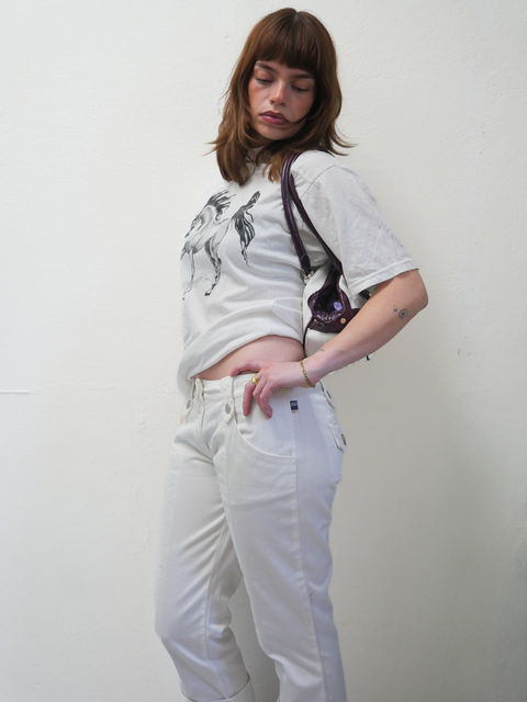2000’s Jean Paul Gaultier denim capri