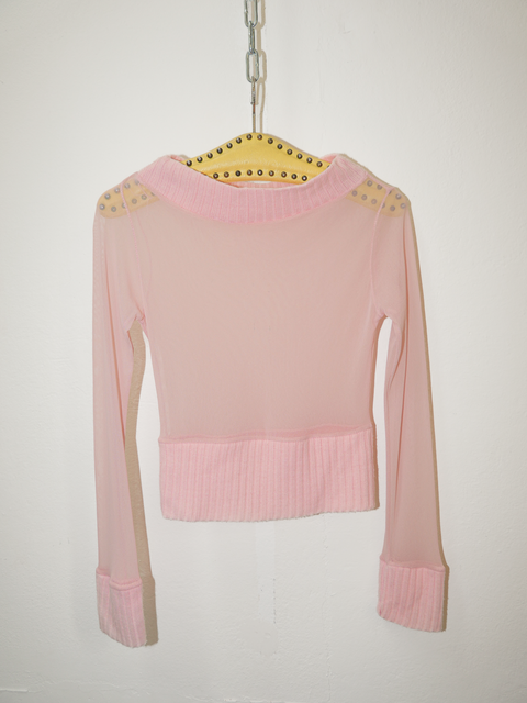 2000’s Sheer Knit Mesh Top