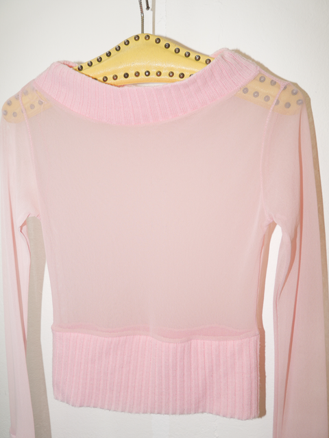 2000’s Sheer Knit Mesh Top