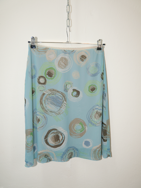 2000’s printed bubbly midi skirt