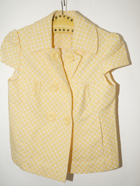 2000’s pastel check structured peacoat