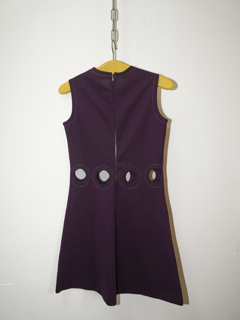 1960's cutout mini dress