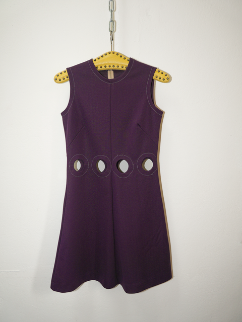 1960's cutout mini dress