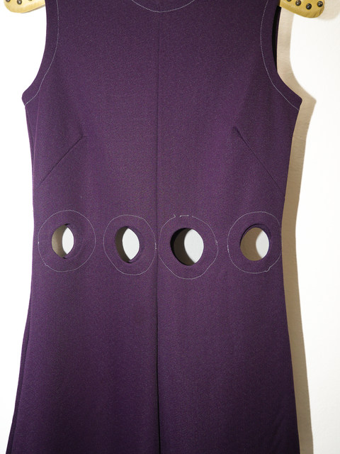 1960's cutout mini dress
