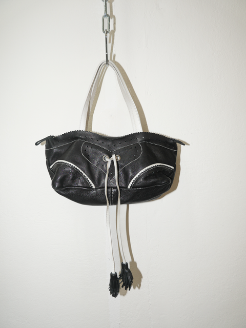 2000's midnight rodeo leather bag