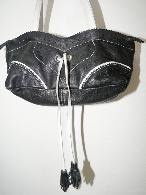 2000's midnight rodeo leather bag