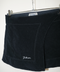 2000’s black velvet wrap mini skirt
