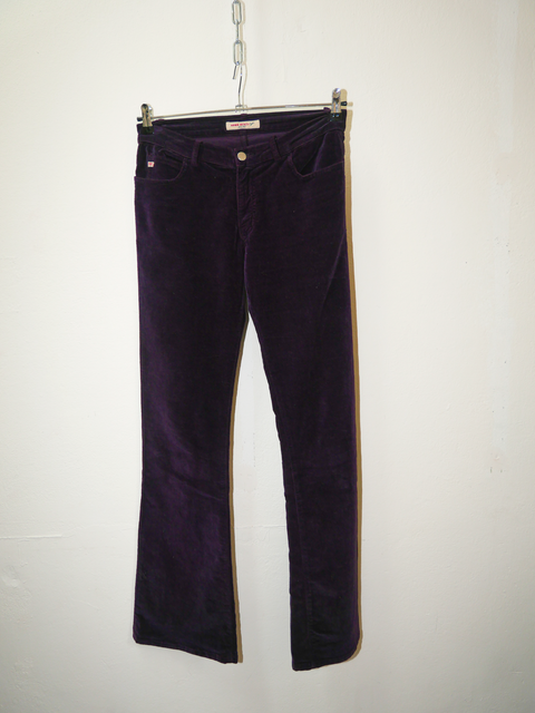 2000’s velvet Miss Sixty flared pants