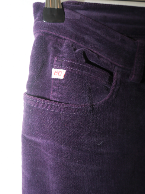 2000’s velvet Miss Sixty flared pants