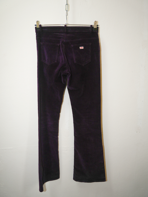 2000’s velvet Miss Sixty flared pants