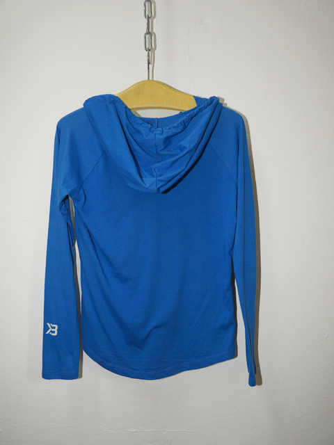 2000’s cobalt hooded long sleeve top
