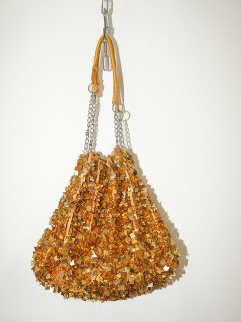 1990’s gold sequin shoulder bag