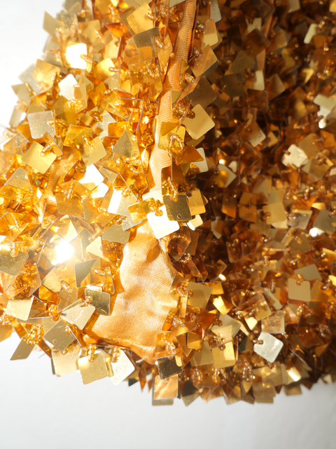 1990’s gold sequin shoulder bag