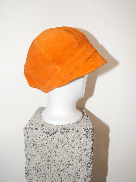 1980's nordiska kompaniet suede baker boy cap