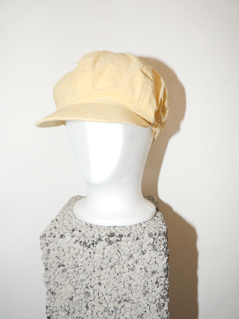 2000’s butter yellow corduroy cap