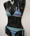 2000’s striped pastel bikini set