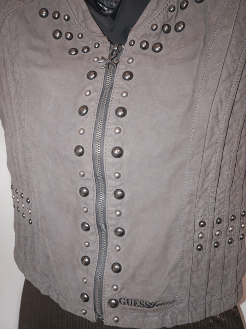 2000’s GUESS studded leather top