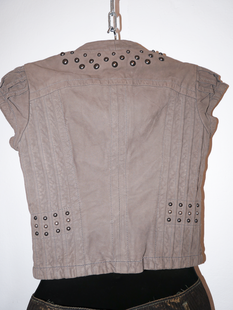 2000’s GUESS studded leather top