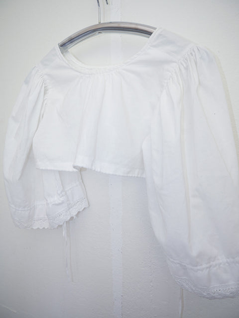 1960's cropped milkmaid blouse