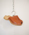 2000's studded leather clogs