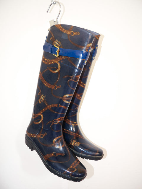 2000's Ralph Lauren equestrian rain boots