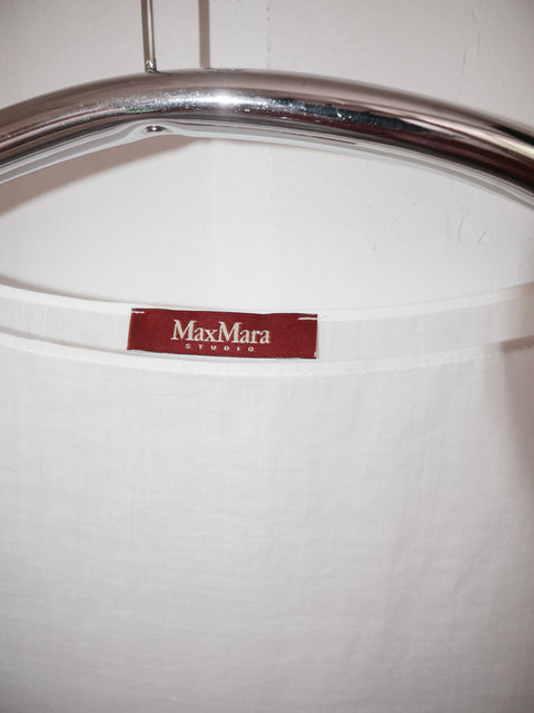 2000's Max Mara studio linen butterfly sleeve blouse