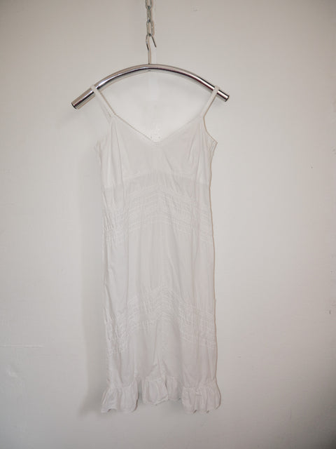 1990's white cotton sundress