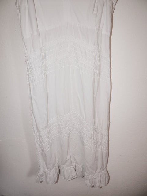 1990's white cotton sundress