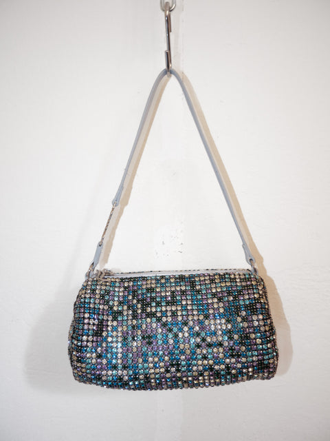 2000's juicy couture rhinestone barrel bag