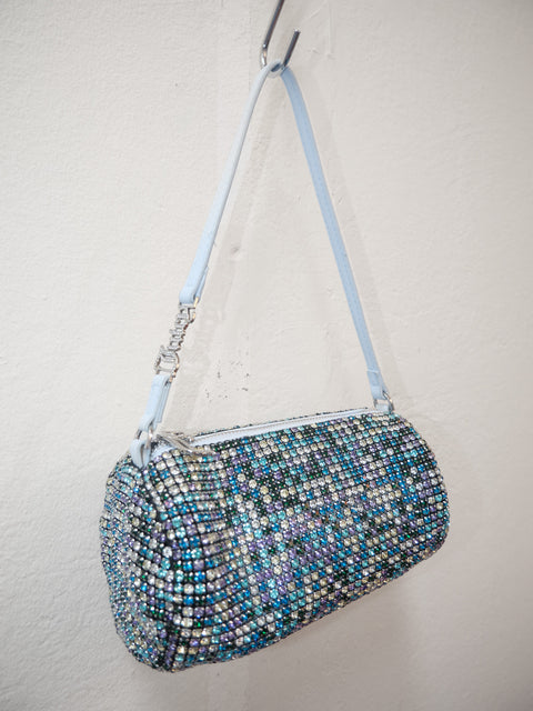 2000's juicy couture rhinestone barrel bag