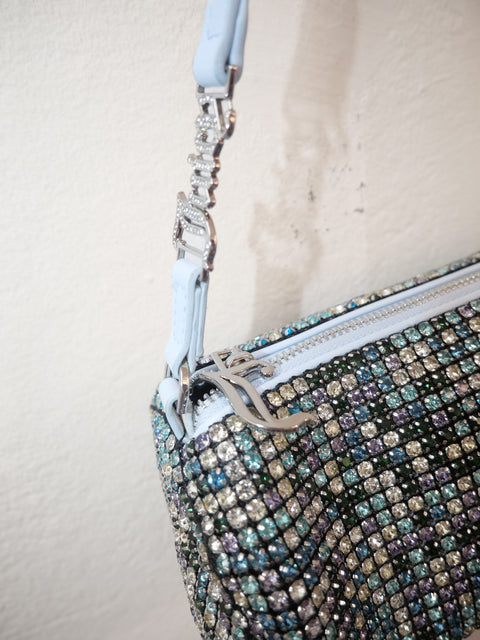 2000's juicy couture rhinestone barrel bag