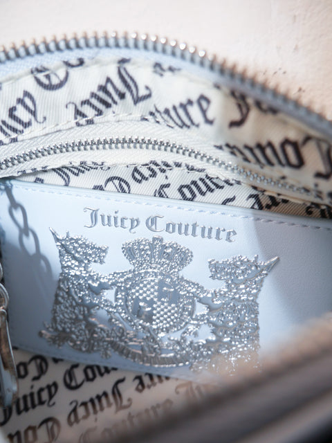 2000's juicy couture rhinestone barrel bag